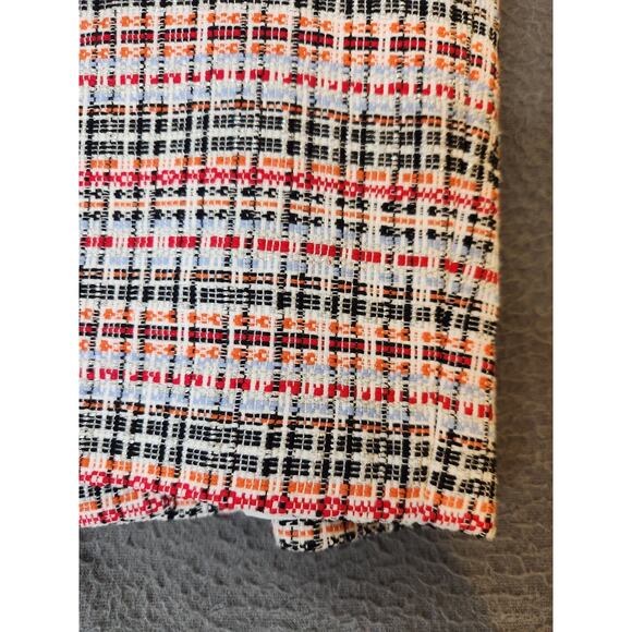 Talbots Tweed Pencil Skirt Multicolored Academia‎ Contemporary Size 8P Lined - Picture 3 of 9